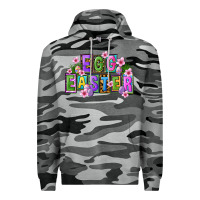 Slate Camo egg and easter Premium Hoodie - FaDigitalArtStudio