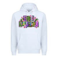 White egg and easter Premium Hoodie - FaDigitalArtStudio