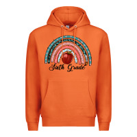 Carrot sixth grade rainbow Premium Hoodie - RanaPortraitStore