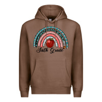 Chestnut sixth grade rainbow Premium Hoodie - RanaPortraitStore