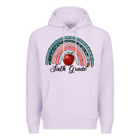 Lilac sixth grade rainbow Premium Hoodie - RanaPortraitStore