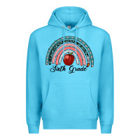 Ocean Blue sixth grade rainbow Premium Hoodie - RanaPortraitStore
