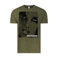 Vintage Olive requiem for a dream black transparent Vintage Tee - tuanDangUi