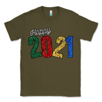 Army Green Happy 2021 Classic Tee - Bettercallsaul