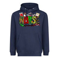 Navy Nurse Juneenth Heavyweight Hoodie - CowhideDigitalArt