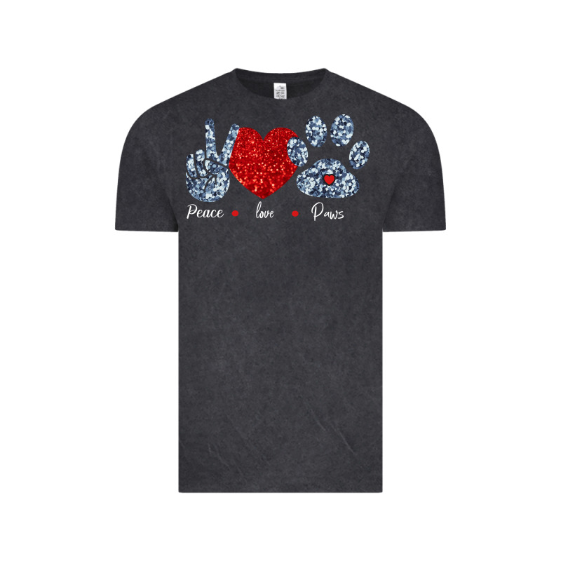 Peace Love Paws Vintage Tee by Bettercallsaul | Teevron