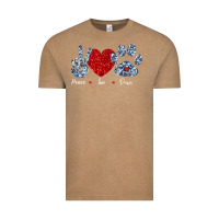 Vintage Coffee Peace Love Paws Vintage Tee - Bettercallsaul