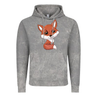Cloud Rock fox Vintage Hoodie - texasbilliewilder