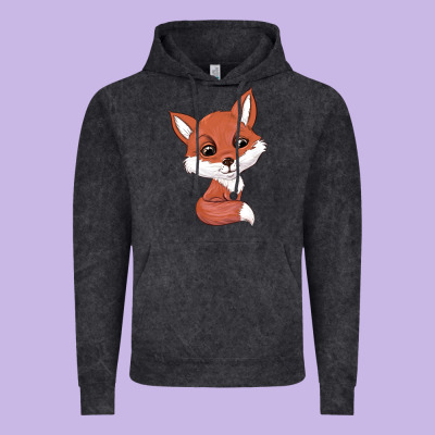 Fox Vintage Hoodie Designed By Texasbilliewilder