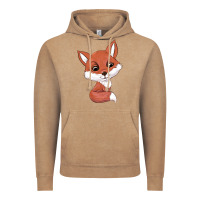 Vintage Coffee fox Vintage Hoodie - texasbilliewilder