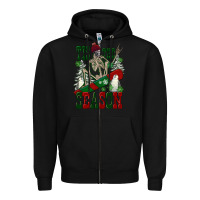 Black tis the season skeleton snowboard Zipper Hoodie - FaDigitalArtStudio
