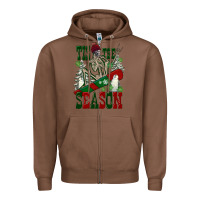 Chestnut tis the season skeleton snowboard Zipper Hoodie - FaDigitalArtStudio