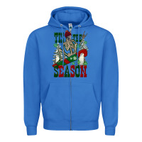 True Royal tis the season skeleton snowboard Zipper Hoodie - FaDigitalArtStudio