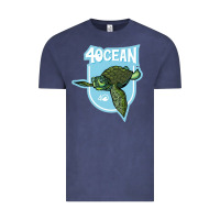 Vintage Denim 4ocean 7 Vintage Tee - tuanDangUi