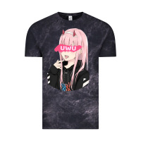 Cloud Black uwu Vintage Tee - tuanDangUi