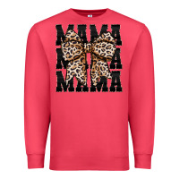 Cardinal mama leopard Premium Sweatshirt - CowhideDigitalArt