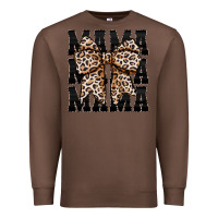 Chestnut mama leopard Premium Sweatshirt - CowhideDigitalArt