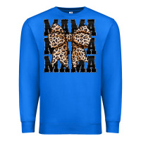 True Royal mama leopard Premium Sweatshirt - CowhideDigitalArt