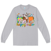 Moon Dust Happy Easter Dental Easter Day Long Sleeve Tee - HowdyJamesFarm