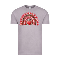 Vintage Zinc valentines day rainbow with heart Vintage Tee - RanaPortraitStore