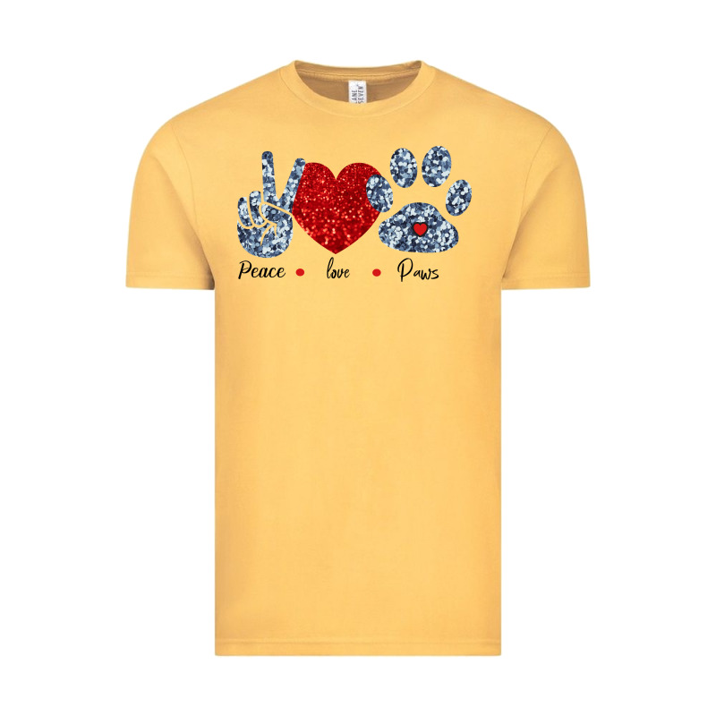Peace Love Paws Vintage Tee by Bettercallsaul | Teevron