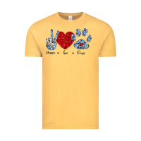 Vintage Mustard Peace Love Paws Vintage Tee - Bettercallsaul