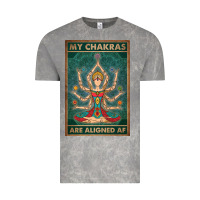 Cloud Rock my chakras are aligned af vintage yoga meditation Vintage Tee - tuanDangUi