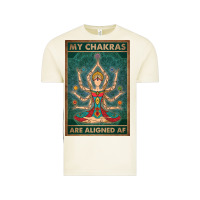 Vintage Arctic my chakras are aligned af vintage yoga meditation Vintage Tee - tuanDangUi