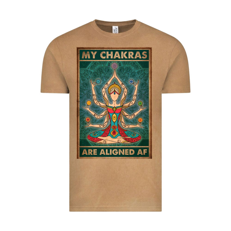 My Chakras Are Aligned Af Vintage Yoga Meditation Vintage Tee by tuanDangUi | Teevron