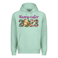 Seafoam Happy Easter 2023 Premium Hoodie - BundleAndBundleShop