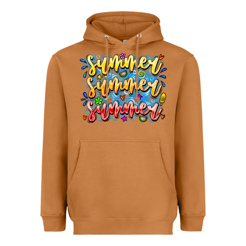 Summer Summer Summer Heavyweight Hoodie by CowhideDigitalArt | Teevron