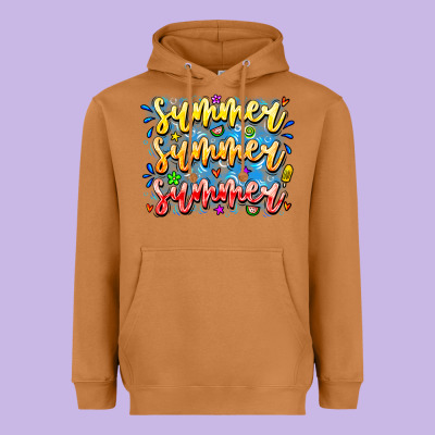 Summer Summer Summer Heavyweight Hoodie Designed By Cowhidedigitalart