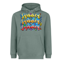 Sage Summer Summer Summer Heavyweight Hoodie - CowhideDigitalArt