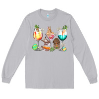 Moon Dust Easter wine glasses Easter Day Long Sleeve Tee - HowdyJamesFarm