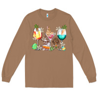 Toasted Coconut Easter wine glasses Easter Day Long Sleeve Tee - HowdyJamesFarm