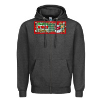 Charcoal Heather christmas vibes only Zipper Hoodie - BundleAndBundleShop