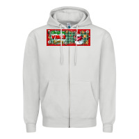 Dove Grey christmas vibes only Zipper Hoodie - BundleAndBundleShop