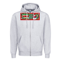 Heather Grey christmas vibes only Zipper Hoodie - BundleAndBundleShop