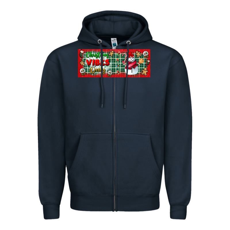 Christmas Vibes Only Zipper Hoodie by BundleAndBundleShop | Teevron