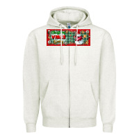 Oatmeal Heather christmas vibes only Zipper Hoodie - BundleAndBundleShop