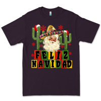 Plum feliz navidad mexican santa Premium Tee - MaliasSmallBusiness