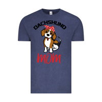Vintage Denim Dachshund Mom Vintage Tee - Bettercallsaul