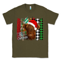 Army Green Merry Christmas Cow Classic Tee - Bettercallsaul