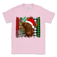 Bubblegum Pink Merry Christmas Cow Classic Tee - Bettercallsaul