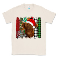 Natural Merry Christmas Cow Classic Tee - Bettercallsaul