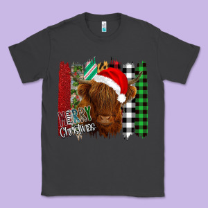 Merry Christmas Cow Classic Tee Designed By Bettercallsaul