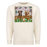 Sandshell Easter Dog Premium Sweatshirt - CowhideDigitalArt