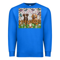 True Royal Easter Dog Premium Sweatshirt - CowhideDigitalArt
