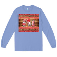 Colony Blue valentines day gnomes leopard Long Sleeve Tee - Jasminsmagicworld