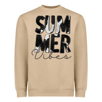 Mushroom Summer Vibes Black White Cowhide Heavyweight Sweatshirt - CowCowDesign